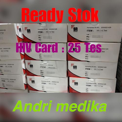 Jual HIV Card 1/2 Nova Tes isi 25 Test Jakarta Selatan andri medika