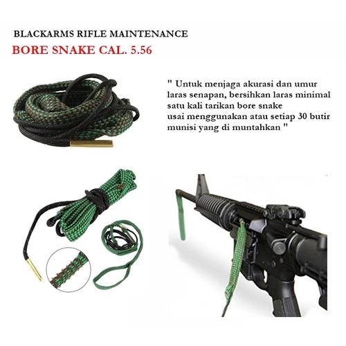Jual Bore Snake .223 | Pembersih Lubang Laras - Kota Depok - Blackarms Indonesia | Tokopedia