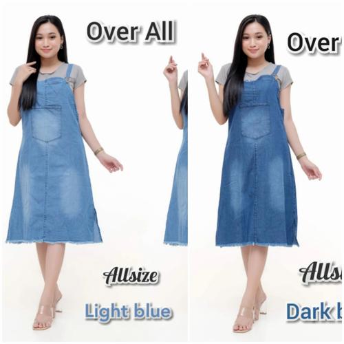 Jual Overall jeans/overall dress 