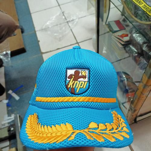 Gambar topi KNPI murah / topi KNPI grosir termurah - bordir samping dari Fikri 86 Adv Jakarta Pusat Tokopedia