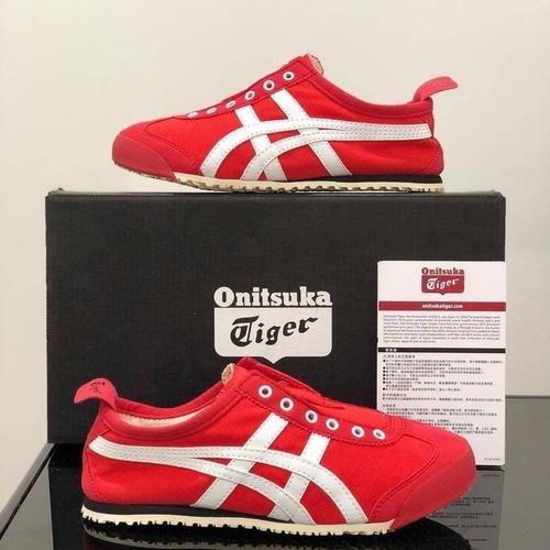 onitsuka tiger red white