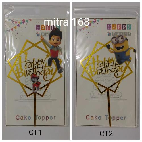 Jual Cake Topper Happy Birthday Party - Hello Kitty - Jakarta Barat ...