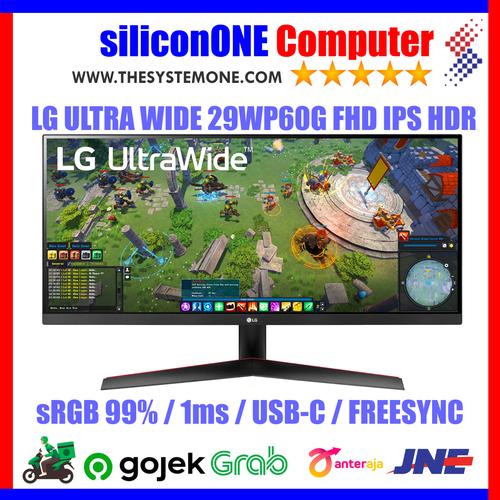 Foto Produk LG 29WP60G UltraWide IPS HDR Full HD sRGB99% USB-C FreeSync dari silicon ONE Computer