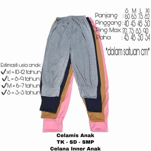 Foto Produk Celamis anak/ Aladin Anak/ Celamis murah - 3-4 tahun, Hitam dari Joshua collection