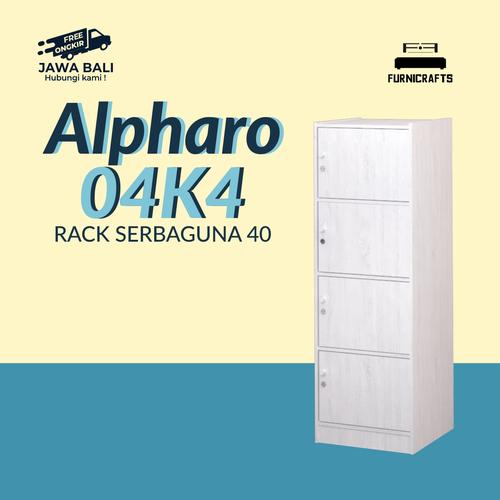 Gambar LEMARI SERBA GUNA 4 PINTU / ALPHARO RSG 04K4 - CB dari FurniCraft Kota Surabaya Tokopedia