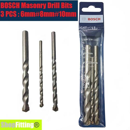 Bosch Mata Bor Set Tembok Beton 10 mm Cyl Mansonr Drill Bit 124 di  Shop Fittings Tokopedia