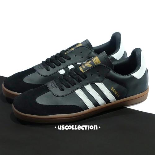 adidas samba hitam