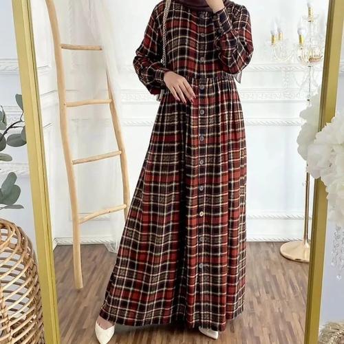 Jual RUSTI DRESS MAXIY GAMIS BAHAN 