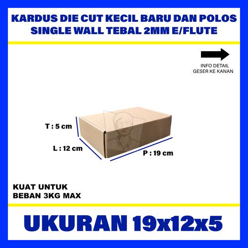 Gambar Kardus Box Karton Corrugated Polos Die Cut Uk 19x12x5 dari IndoCwa Jakarta Barat Tokopedia