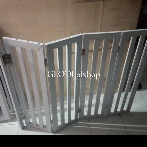 Foto Produk pembatas ruangan folding warna putih lipat 4 untuk sekat ruangan dari GEODI_olshop
