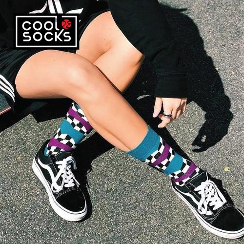 Gambar CoolDeSocks Original | Kaos Kaki Motif - Racing Flag - Blue (C) dari CoolDeSocks Official Jakarta Barat Tokopedia