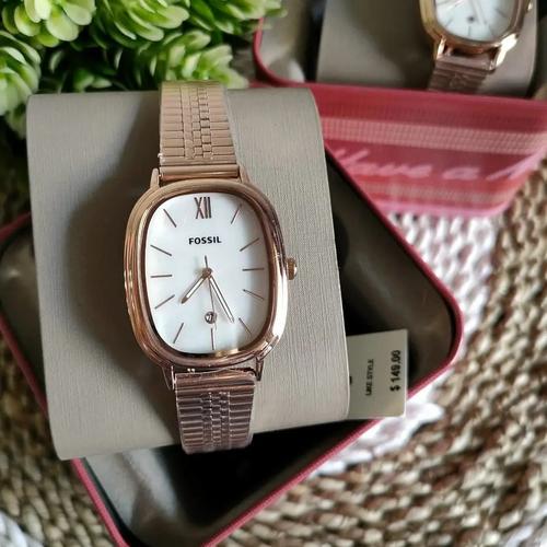 Jual jam tangan fossil BQ 3609 rose 