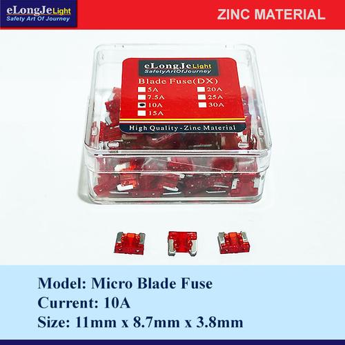 Foto Produk Fuse Blade (DX) Micro 10A (Merah) - Elongje dari Seraya Shop