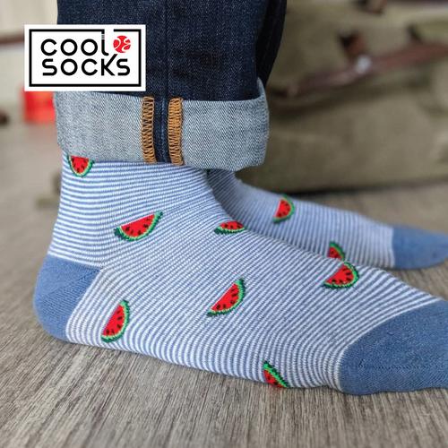 Gambar CoolDeSocks Original | Kaos Kaki Motif - Striped Small - Watermelon dari CoolDeSocks Official Jakarta Barat Tokopedia