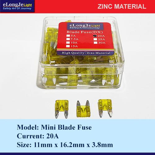 Foto Produk Fuse Blade (DX) Mini 20A (Kuning) - Elongje dari Seraya Shop