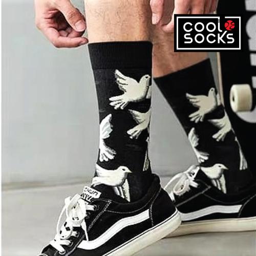 Gambar CoolDeSocks Original | Kaos Kaki Fashion - White Dove dari CoolDeSocks Official Jakarta Barat Tokopedia