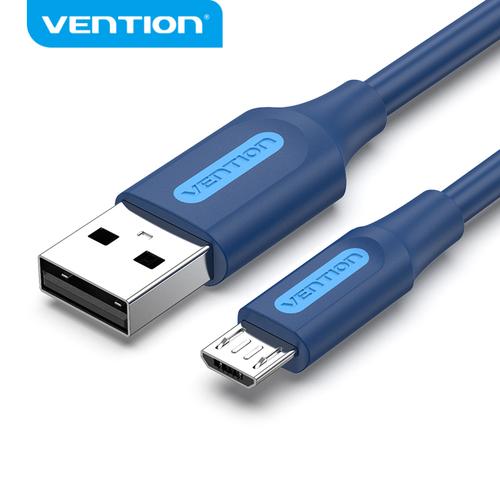 Foto Produk Vention Kabel Data Micro Usb 3A Fast Charging Quick Charge Android - COL Deep Blue, 1m dari VENTION by SinsheTekno