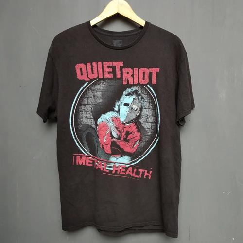 Jual baju kaos band second quiet riot 