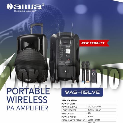 N Aiwa WAS 115 LVE Speaker Portable 