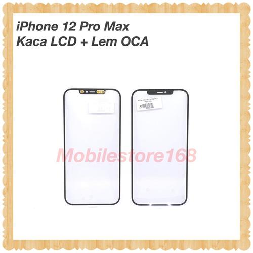Jual KACA LCD IPHONE 12 PRO MAX / LEM 