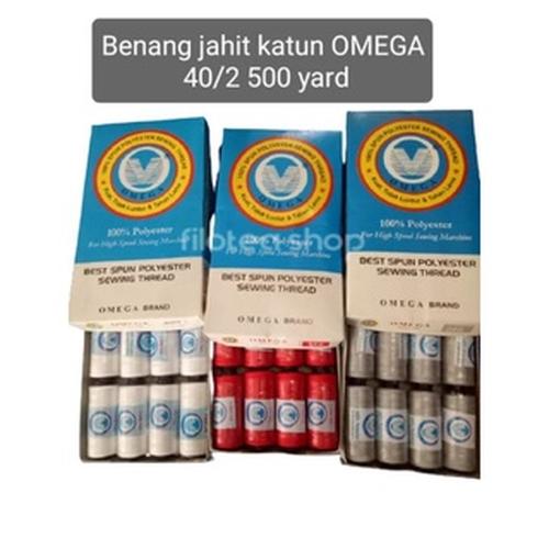 Benang Jahit Katun Omega 40/2 500 yard 