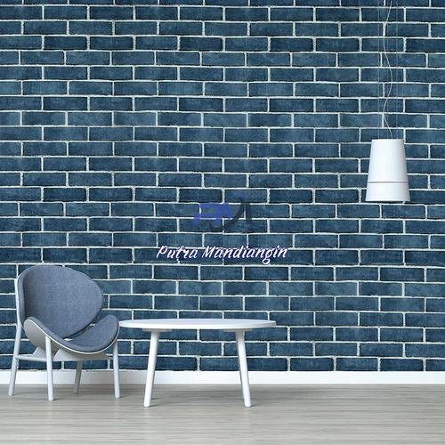 Jual Wallpaper Sticker Dinding Motif Bata Biru Tua Uk P10m X L45cm Jakarta Barat Carolina Shoping Tokopedia Jual Wallpaper Sticker Dinding Motif Bata Biru Tua Uk P10m X L45cm Jakarta Barat Carolina Shoping Tokopedia