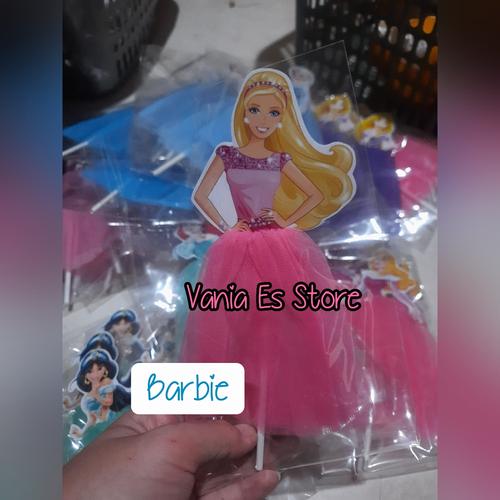 Gambar Topper Cake Barbie Tile Paper / Hiasan Kue Tema Barbie - Barbie dari Vania ES Store Jakarta Utara Tokopedia