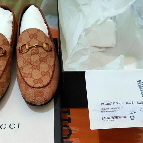 Foto Produk Sepatu Gucci Gg malaga kid size 37+ original/ori/ authentic/asli 100% dari Coolhands