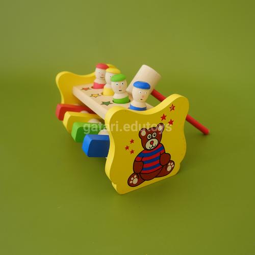 Foto Produk Hammer Set Besar (FREE packing kardus dan bubble wrap) - Beruang dari Gatari Edutoys