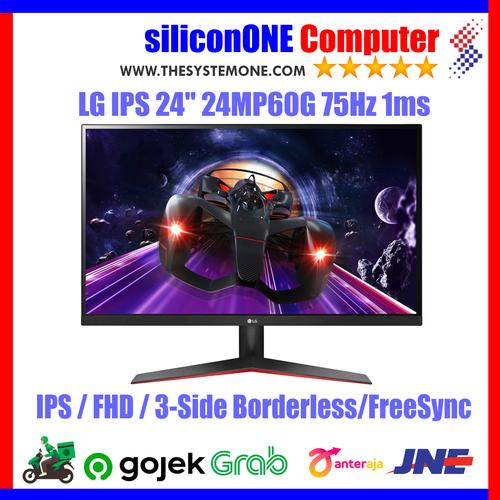 Gambar LG 24MP60G - IPS 24" FHD Freesync 75Hz 1ms 24MP60 DAS Gaming dari silicon ONE Computer Kota Bandung Tokopedia