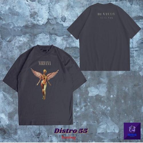 Jual KAOS BAND NIRVANA IN UTERO VINTAGE 