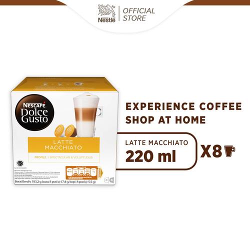 Jual Latte Macchiato 1 box (16 kapsul \u003d 8 gelas) - Jakarta Utara -  DOLCEGUSTOID | Tokopedia