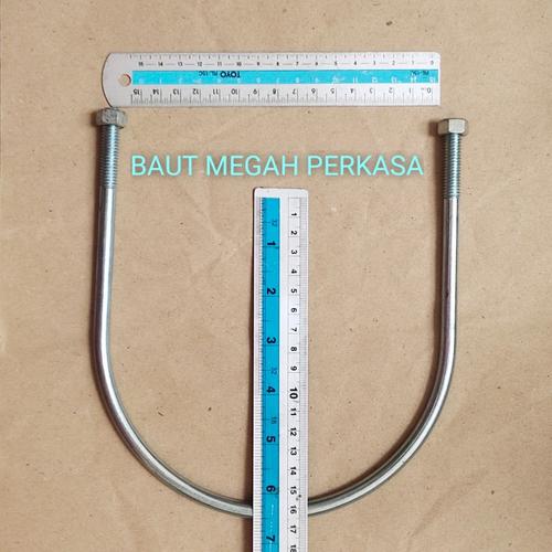 Jual U Bolt 6 inch / Klem Paralon / Klem Pipa Kota Bandung Baut