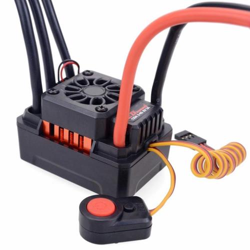 TOPINCN ESC Brushless 120A Programmable Résistant à L'Usure, Étanche à La Poussière Pour Voiture RC 1/10 Et 1/8