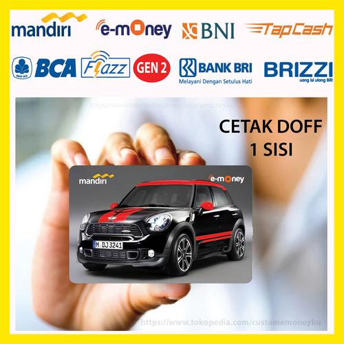 Jual KARTU EMONEY MANDIRI BCA GEN 2 BNI BRI MOBIL RED CAR MINI COOPER ...
