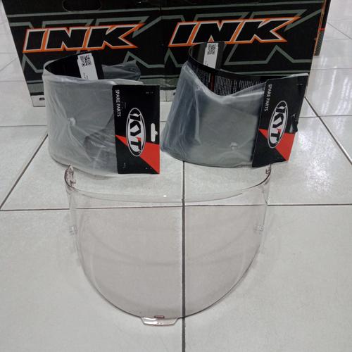 Jual visor KYT TT course flat pin lock 