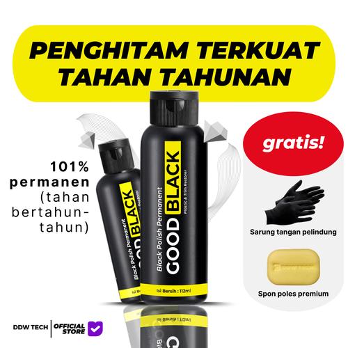 Foto Produk GOODBLACK 112ml • PENGHITAM BODY TRIM MOTOR MOBIL DASHBOARD PERMANEN - 60ml dari ddw tech
