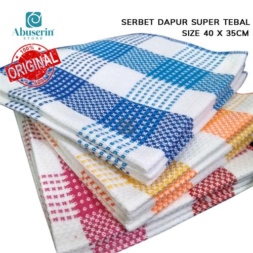 Gambar serbet / lap dapur / lap / kain lap - RANDOM dari ABUSERIN store Jakarta Selatan Tokopedia