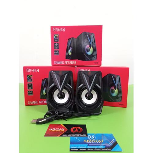 Gambar Speaker GAMEN GS1 BLACK dari ArinGoComputer Kota Samarinda Tokopedia