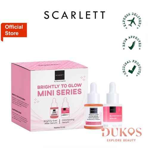 Gambar SCARLETT WHITENING BRIGHTLY TO GLOW MINI SERIES SERUM dari Dunia-Kosmetik Jakarta Utara Tokopedia