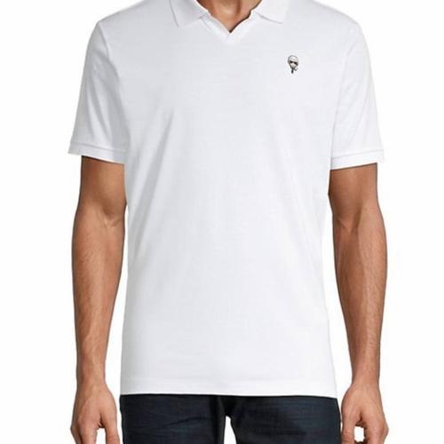 Jual Karl Pica Men White Polo Shirt 
