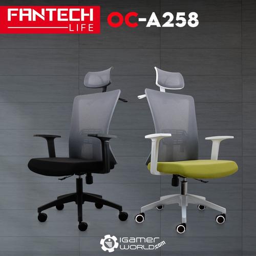 Jual Fantech OFFICE CHAIR OC-A258 / OCA258 - GREY - Kota Surabaya - Igamerworld Store Sby 