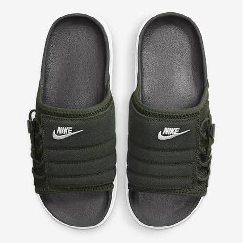 nike green flip flops