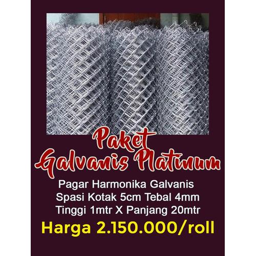 Gambar Kawat Harmonika Galvanis 4mmx1mx20m dari Toko Bintang Anugrah Kota Pekanbaru Tokopedia