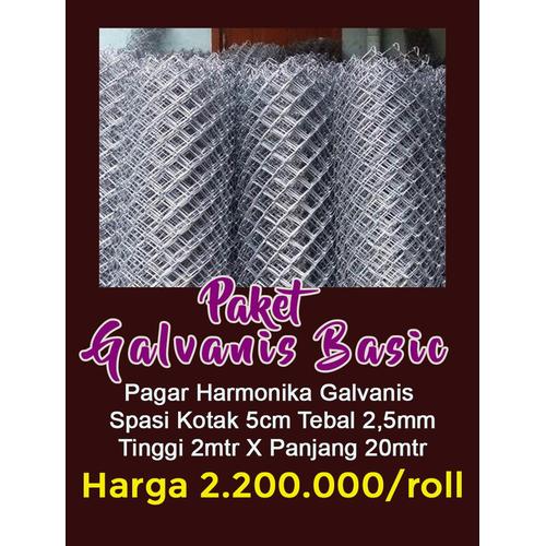 Gambar Kawat Harmonika Galvanis 2.5mmx2mx20m dari Toko Bintang Anugrah Kota Pekanbaru Tokopedia