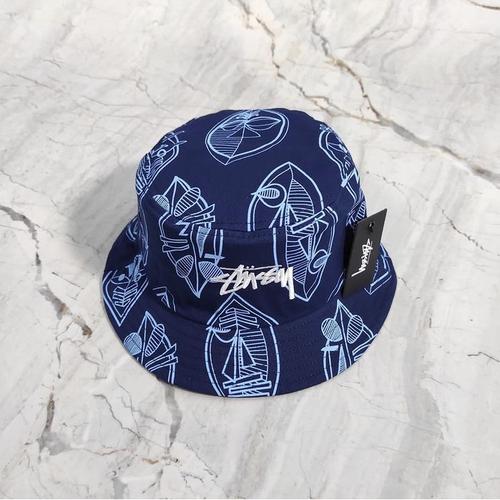 Jual Stussy Zulu Bucket Hat Blue - Kota 