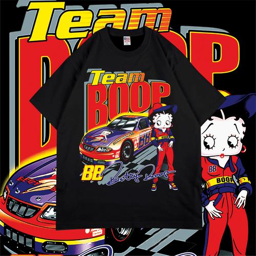 Jual BETTY BOOP BLACK NASCAR VINTAGE 