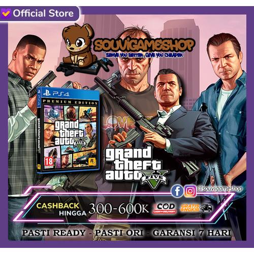Foto Produk PALING MURAH !! PS4 Grand Theft Auto V / PS4 GTA V (Reg All / English) dari souvigameshop