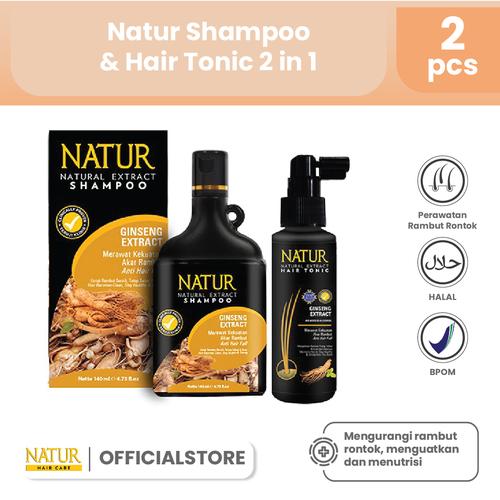 Promo Natur Shampoo & Hair Tonic 2 in 1 Jakarta Timur Natur Tokopedia