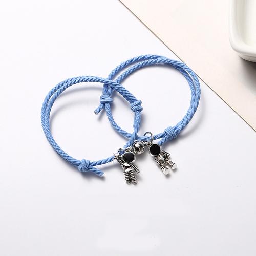 Gambar Gelang Couple 2Pcs Magnet Astronot Pasangan Pria & Wanita GLG12 - Biru Couple dari FXG GALLERY Kota Depok Tokopedia